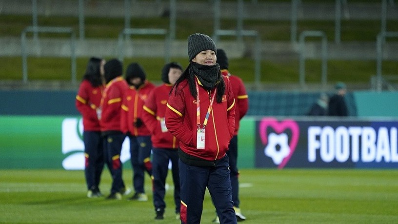 World Cup nữ 2023: Đội tuyển nữ Việt Nam làm quen SVĐ Waikato trước trận đấu đội nữ Bồ Đào Nha