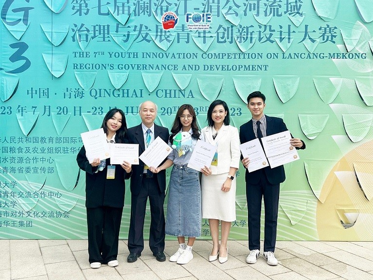 Sinh viên khoa Kinh tế Quốc tế, Học viện Ngoại giao tỏa sáng tại cuộc thi YICMG 2023