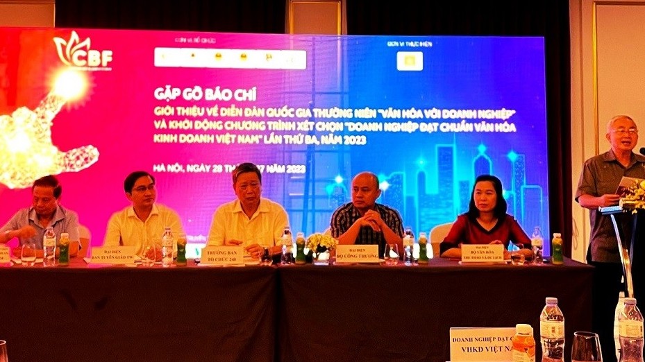 Diễn đàn quốc gia 'Văn hóa với doanh nghiệp' năm 2023 sẽ được tổ chức tại TP. Hồ Chí Minh