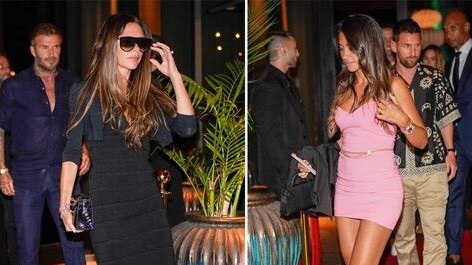 Vợ chồng Lionel Messi, David Beckham dùng bữa tối thân thiết bên những người bạn CLB Inter Miami