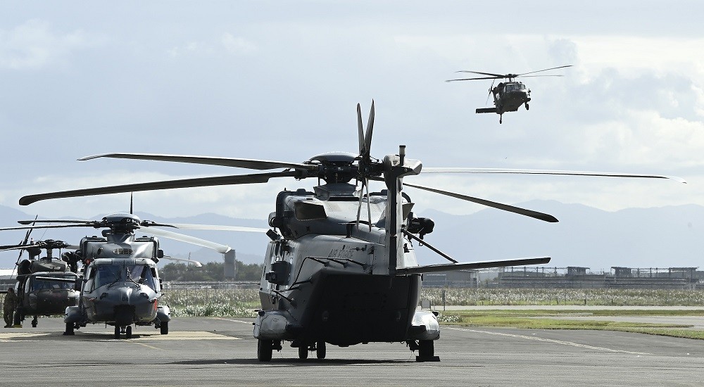 (07.29) Một hoạt động diễn tập sử dụng trực thăng trong khuôn khổ cuộc diễn tập Talisman Sabre của Australia ngày 27/7. (Nguồn: Getty Images)