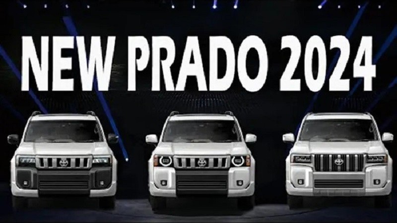 Toyota Land Cruiser Prado 2024 sẽ ra mắt toàn cầu vào ngày 1/8