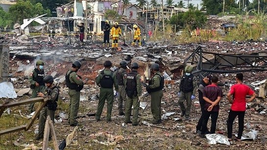 Nổ pháo hoa thảm khốc tại Thái Lan, ít nhất 130 người thương vong