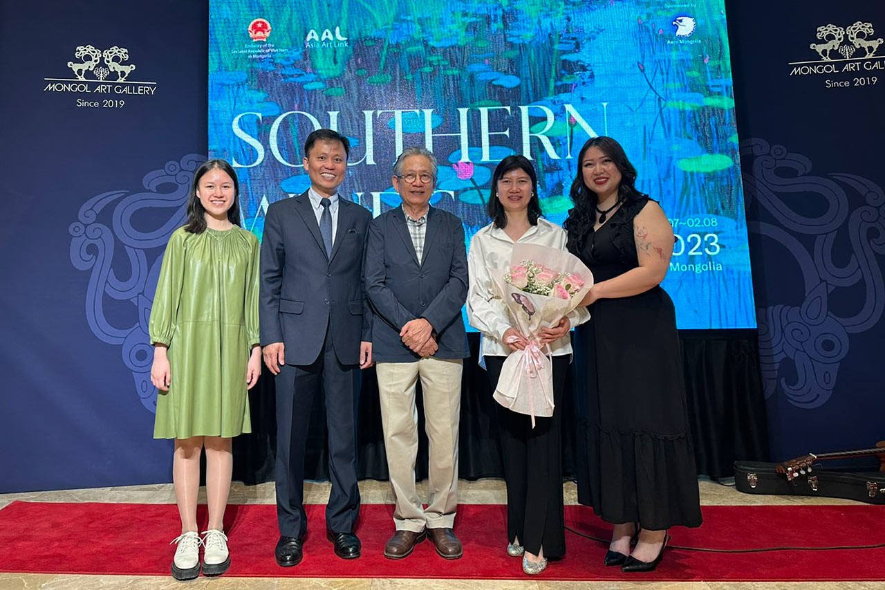 Triển lãm Hội họa Việt Nam lần đầu tiên được tổ chức tại Mông Cổ