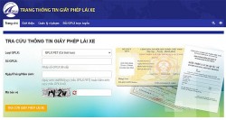 Hướng dẫn cách tra cứu thông tin giấy phép lái xe