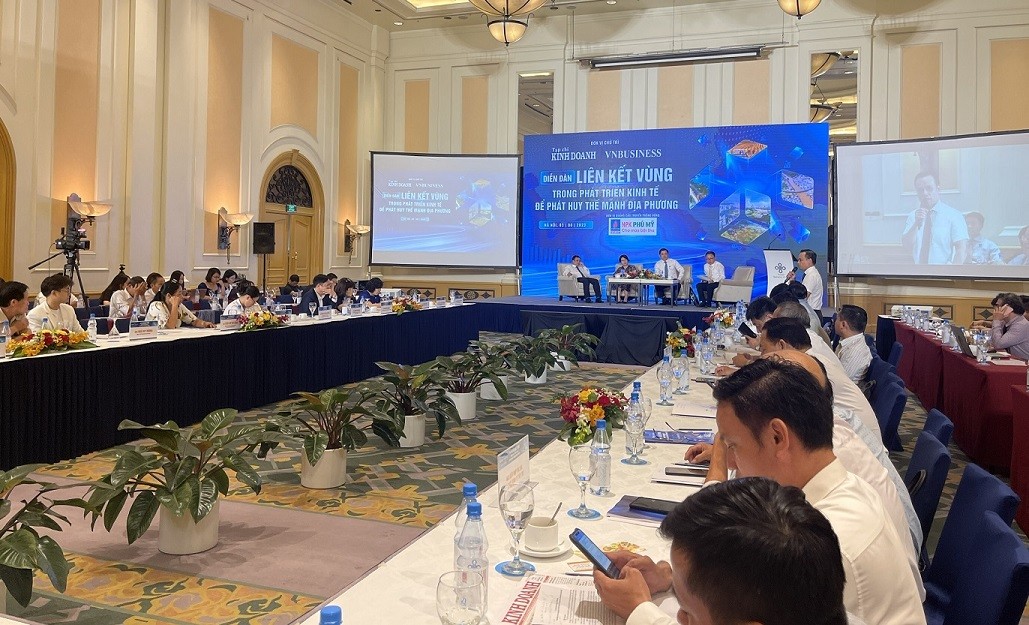 Diễn đàn “Liên kết vùng trong phát triển kinh tế để phát huy thế mạnh địa phương”. (Ảnh: Vân Chi) Diễn đàn “Liên kết vùng trong phát triển kinh tế để phát huy thế mạnh địa phương”. (Ảnh: Vân Chi)