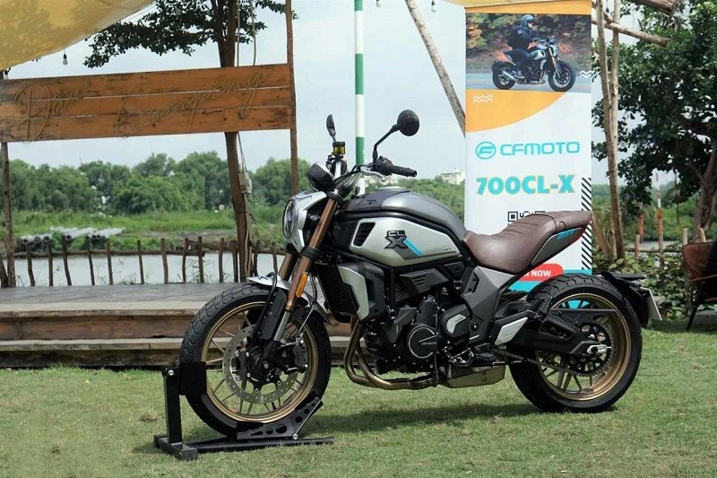 CFMoto 700 CL-X là dòng xe scrambler hướng đến khách hàng trẻ.