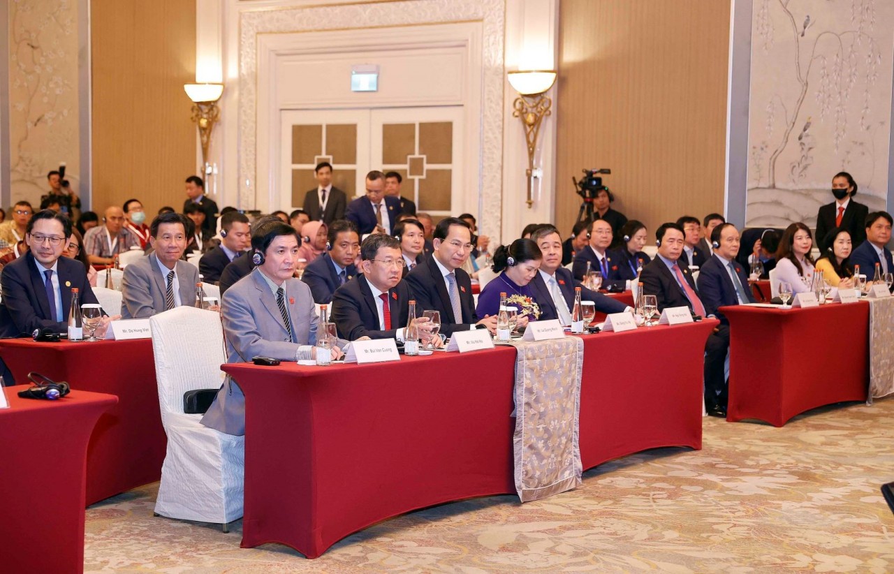 Đại biểu dự Diễn đàn chính sách đối ngoại ngày 5/8. (Nguồn: TTXVN) Đại biểu dự Diễn đàn chính sách đối ngoại ngày 5/8. (Nguồn: TTXVN)