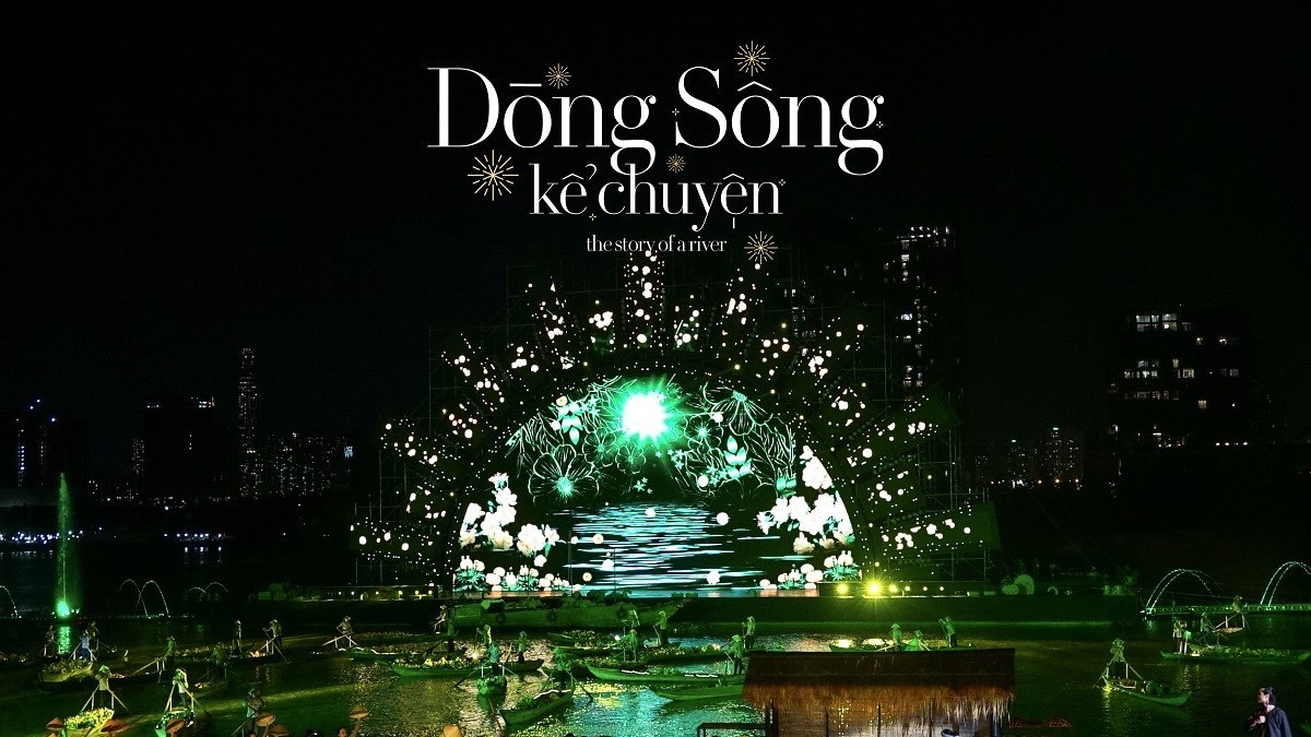 Dòng sông kể chuyện: ‘Đại tiệc’ âm thanh, ánh sáng nghệ thuật đầy sắc màu tại TP. Hồ Chí Minh