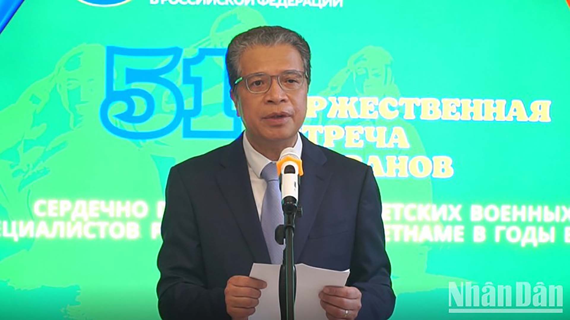 Đại sứ Đặng Minh Khôi phát biểu. (Nguồn: nhandan.vn) Đại sứ Đặng Minh Khôi phát biểu. (Nguồn: nhandan.vn)