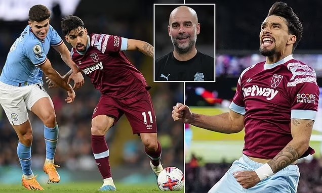 HLV Pep Guardiola muốn Man City mua Lucas Paqueta. (Nguồn: Daily Mail)