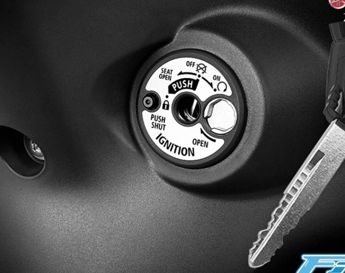 Ổ khóa đa năng trên Yamaha Finn 2023. Ổ khóa đa năng trên Yamaha Finn 2023.