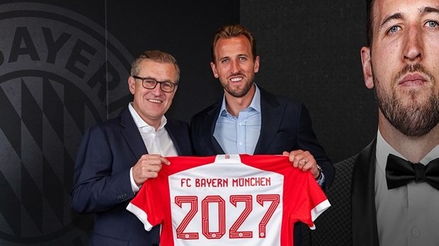 Bayern Munich ‘nổ bom tấn’ trong kỳ chuyển nhượng khi chiêu mộ thành công Harry Kane