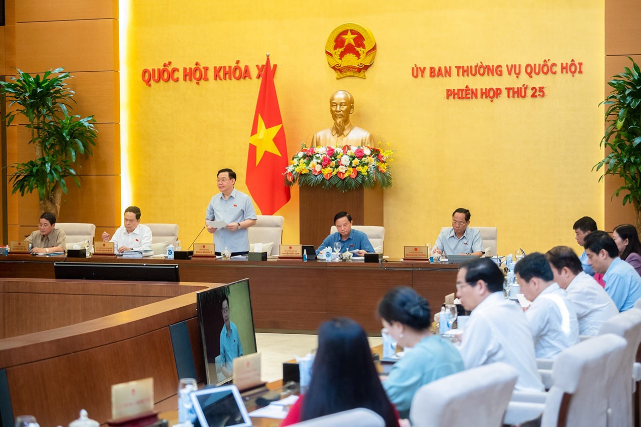 Ủy ban Thường vụ Quốc hội sẽ xem xét 20 nội dung lớn tại phiên họp lần thứ 25