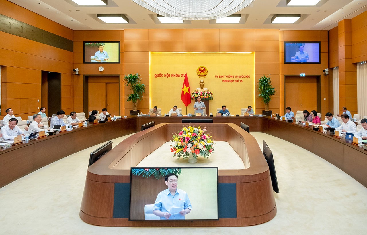 Ủy ban Thường vụ Quốc hội sẽ xem xét 20 nội dung lớn tại phiên họp lần thứ 25