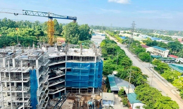 Dự án khu nhà ở và dịch vụ Khu công nghiệp Thụy Vân đã và đang được triển khai xây dựng, phấn đấu hoàn thành toàn bộ dự án vào năm 2025. (Nguồn: BXD) Dự án khu nhà ở và dịch vụ Khu công nghiệp Thụy Vân đã và đang được triển khai xây dựng, phấn đấu hoàn thành toàn bộ dự án vào năm 2025. (Nguồn: BXD)