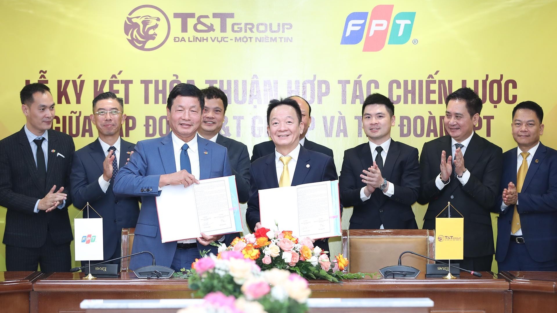 Tập đoàn T&T Group hợp tác chiến lược với Tập đoàn FPT