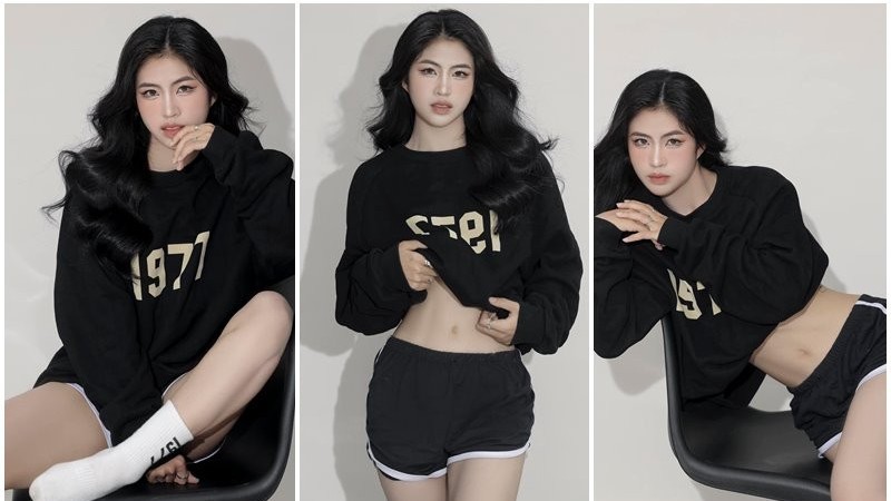 Tiền vệ Thanh Nhã 'biến hình' gợi cảm, khác hoàn toàn hình ảnh sân cỏ