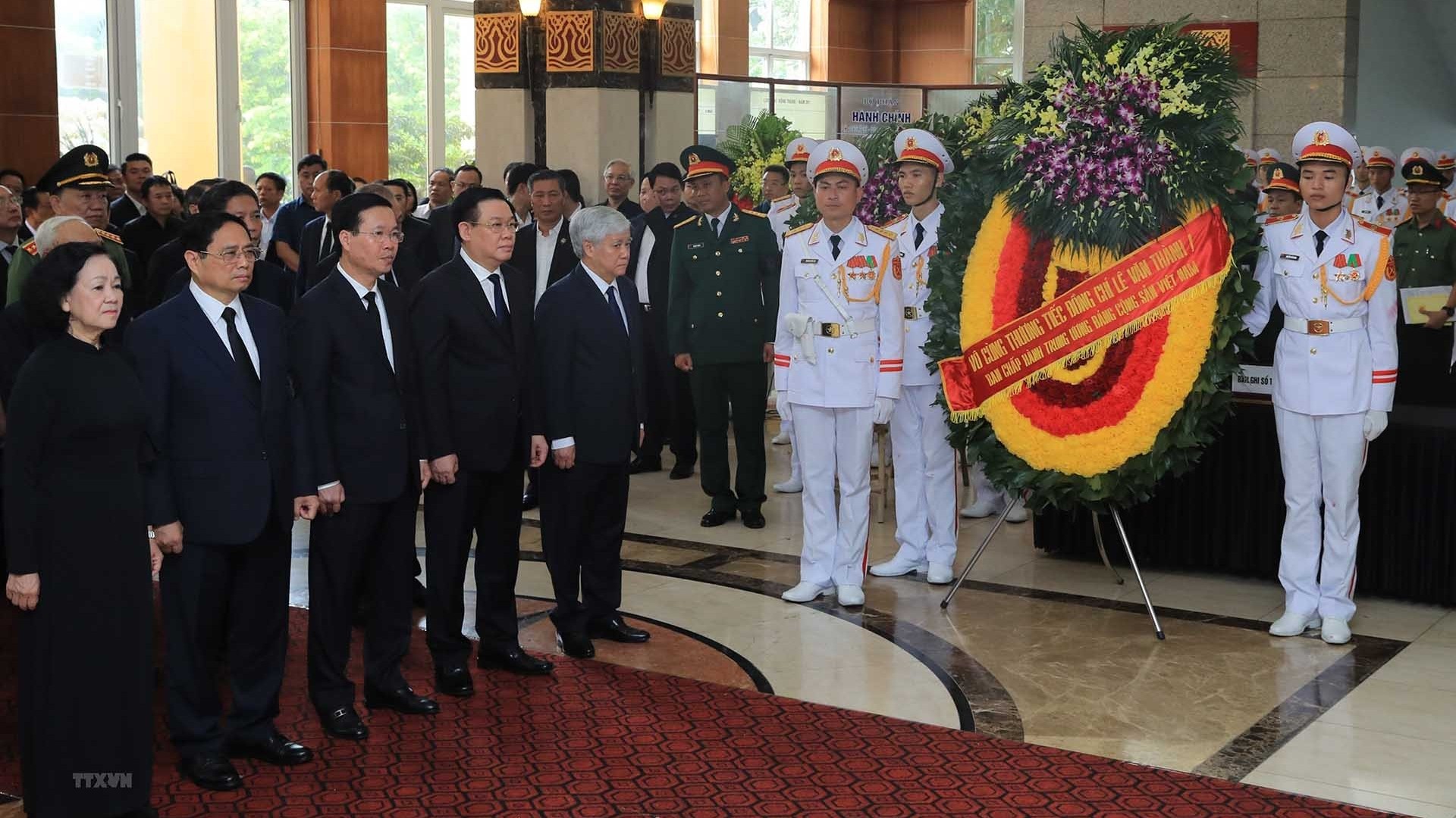 Tổ chức trọng thể Lễ tang Phó Thủ tướng Chính phủ Lê Văn Thành theo nghi thức cấp Nhà nước