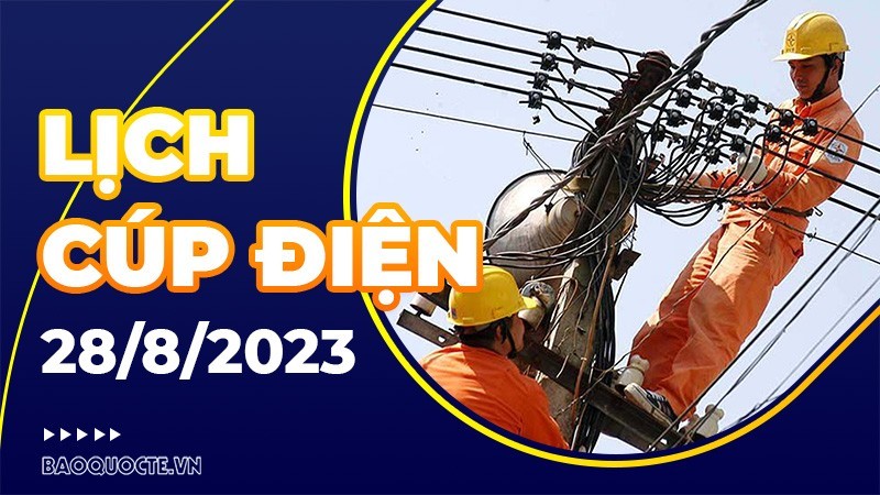 Lịch cúp điện Bình Phước hôm nay ngày 30/8/2023
