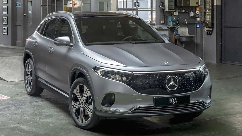 Cận cảnh SUV thuần điện Mercedes-Benz EQA 2024 sắp ra mắt tại châu Âu