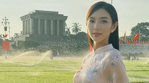 Hình ảnh dàn Hoa hậu và Á hậu Việt cùng thời trang thanh lịch dịp nghỉ lễ 2/9