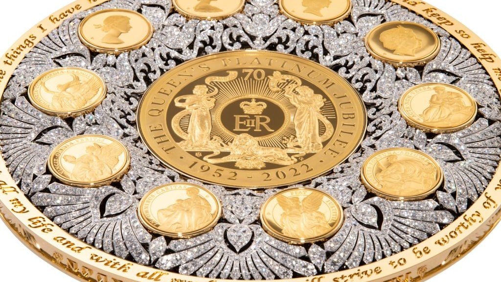Ra mắt đồng tiền vàng nạm kim cương trị giá khoảng 23 triệu USD để tưởng nhớ cố Nữ hoàng Elizabeth II