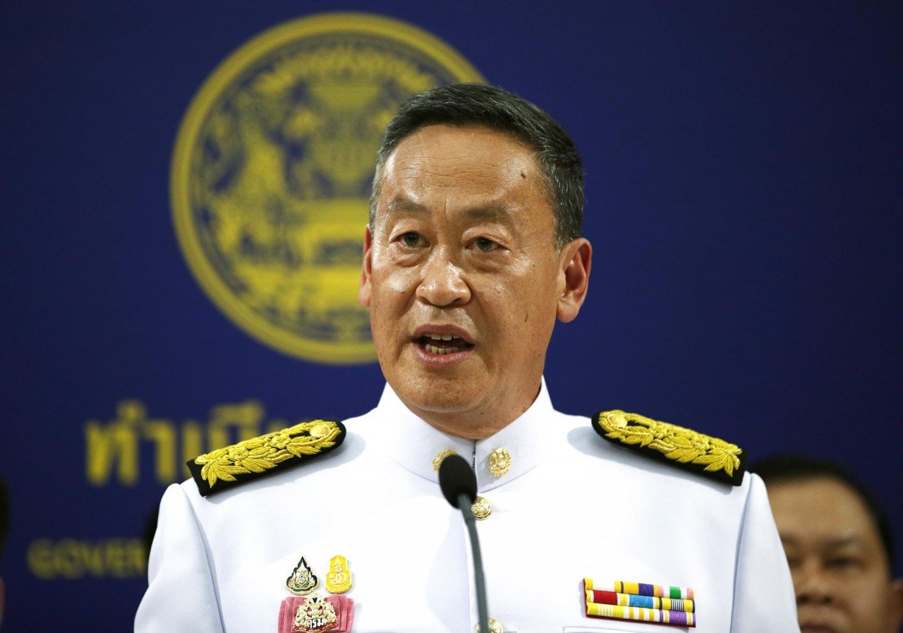 Thủ tướng Srettha Thavisin cùng 33 Bộ trưởng trong Nội các đến diện kiến Nhà vua Maha Vajiralongkorn tại Cung điện Dusit ở thủ đô Bangkok để làm nghi thức tuyên thệ ngày 5/9/2023. (Nguồn: EFE)