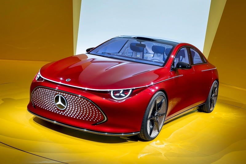 Cận cảnh xe điện Mercedes-Benz Concept CLA Class vừa ra mắt tại Đức, phạm vi hoạt động lên tới 750 km Cận cảnh xe điện Mercedes-Benz Concept CLA Class vừa ra mắt tại Đức, phạm vi hoạt động lên tới 750 km