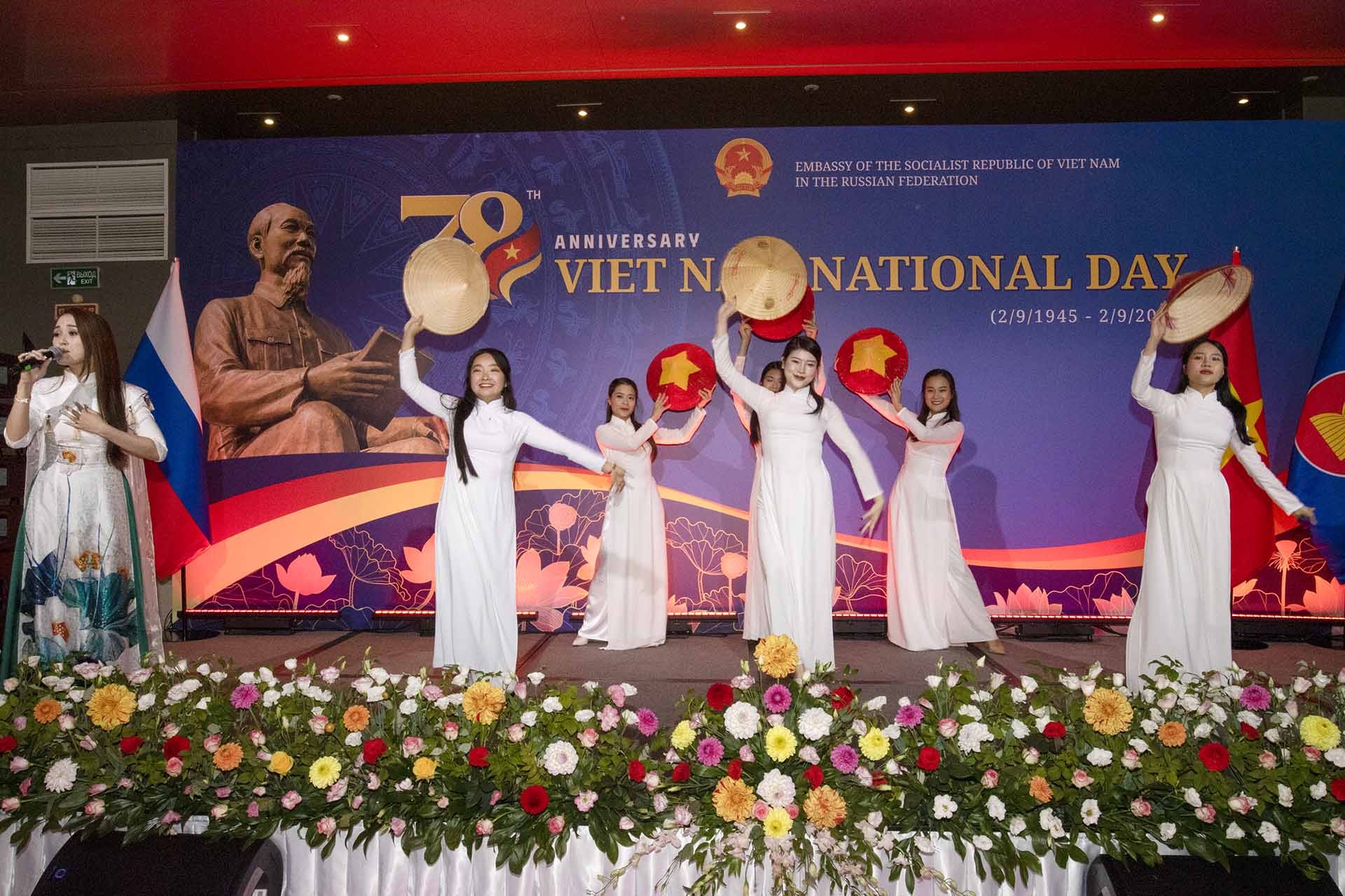 Long trọng tổ chức kỷ niệm 78 năm Quốc khánh Việt Nam tại Liên bang Nga