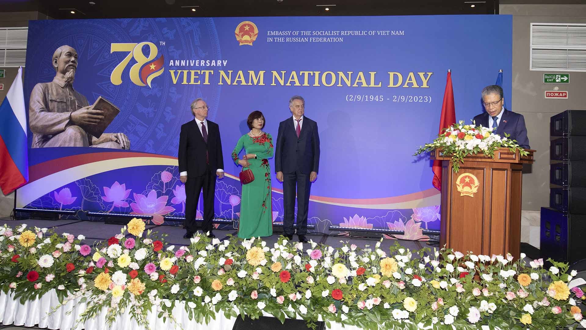 Long trọng tổ chức kỷ niệm 78 năm Quốc khánh Việt Nam tại Liên bang Nga
