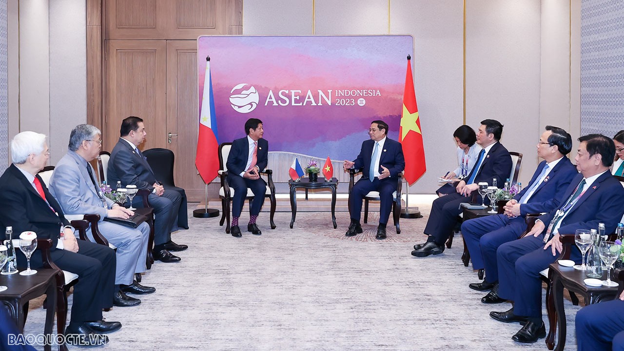 ASEAN-43: Thủ tướng Phạm Minh Chính gặp Tổng thống Philippines Bongbong Marcos ASEAN-43: Thủ tướng Phạm Minh Chính gặp Tổng thống Philippines Bongbong Marcos