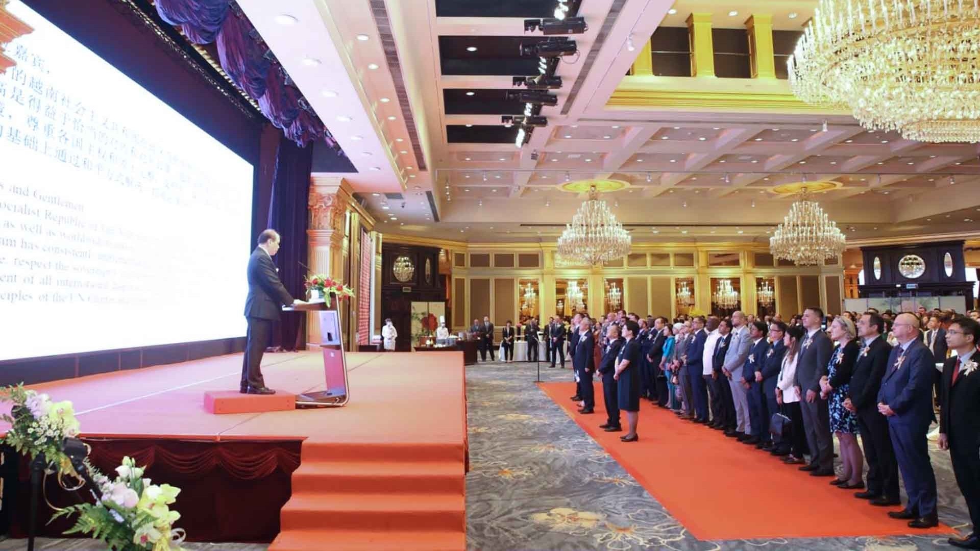 Chiêu đãi nhân dịp kỷ niệm 78 năm Quốc khánh Việt Nam tại Quảng Châu, Trung Quốc