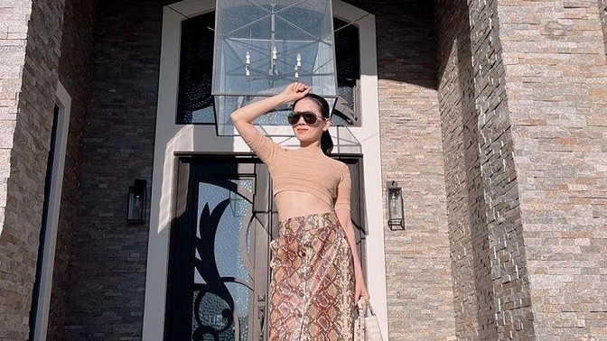 Lệ Quyên hài lòng với ngôi nhà triệu USD ở Mỹ