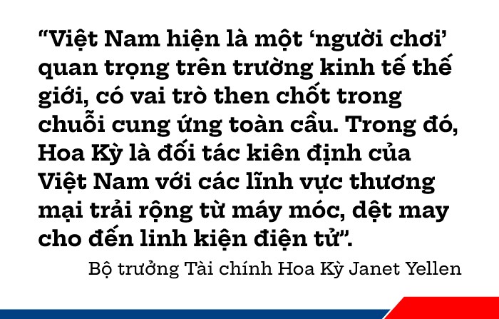 Việt Nam-Hoa Kỳ: Bắt tay viết tiếp câu chuyện thành công trong thương mại và đầu tư