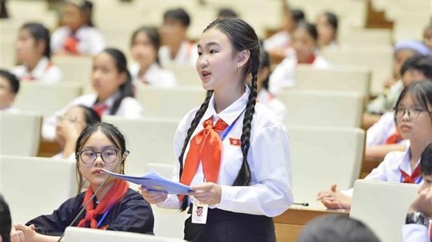 Khi trẻ em 'vào vai' Đại biểu Quốc hội...