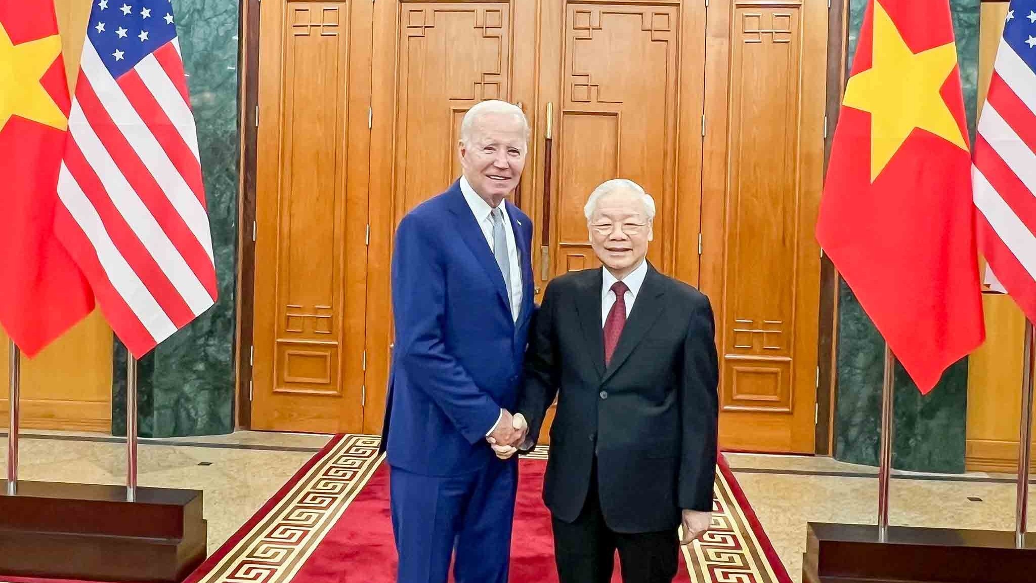 Tuyên bố chung của các nhà Lãnh đạo: Nâng cấp quan hệ Việt Nam-Hoa Kỳ lên Đối tác chiến lược toàn diện