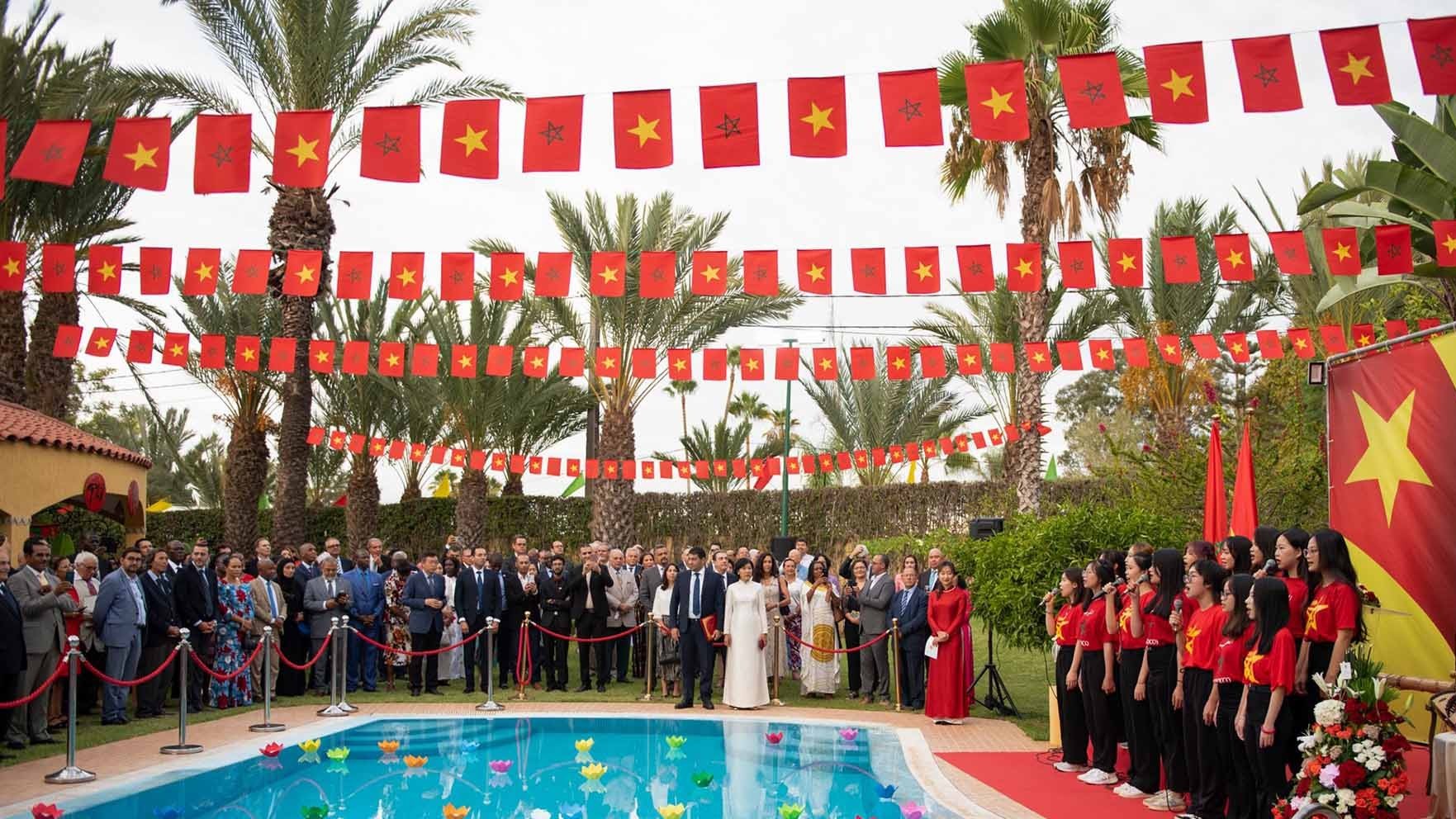 Đại sứ quán Việt Nam tại Morocco kỷ niệm 78 năm Quốc khánh 2/9