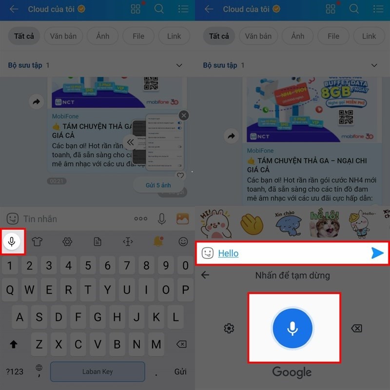 Cách nhập văn bản bằng giọng nói Zalo đơn giản, nhanh chóng Cách nhập văn bản bằng giọng nói Zalo đơn giản, nhanh chóng