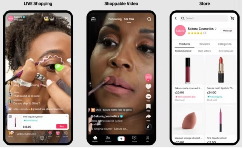 TikTok Shop đang khá phổ biến tại thị trường châu Á.