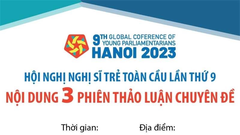 Hội nghị Nghị sĩ trẻ toàn cầu lần thứ 9: Nội dung 3 phiên thảo luận chuyên đề