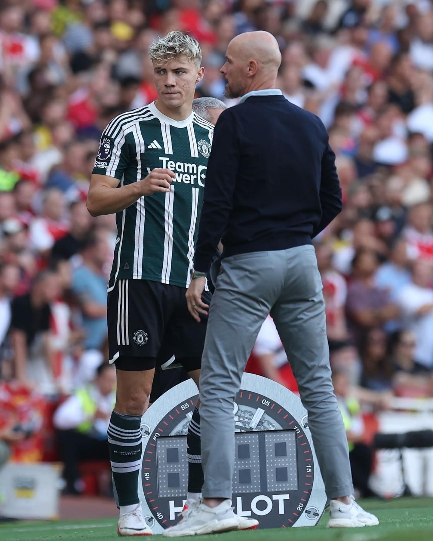 Rasmus Hojlund được hy vọng sẽ làm mới hàng công MU (Nguồn: trang chủ MU)