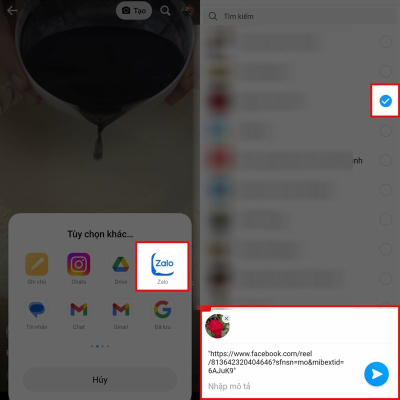 Cách chia sẻ Reels Facebook qua Zalo dễ dàng, nhanh chóng