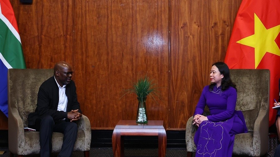 Phó Chủ tịch nước Võ Thị Ánh Xuân tiếp xúc song phương tại Nam Phi