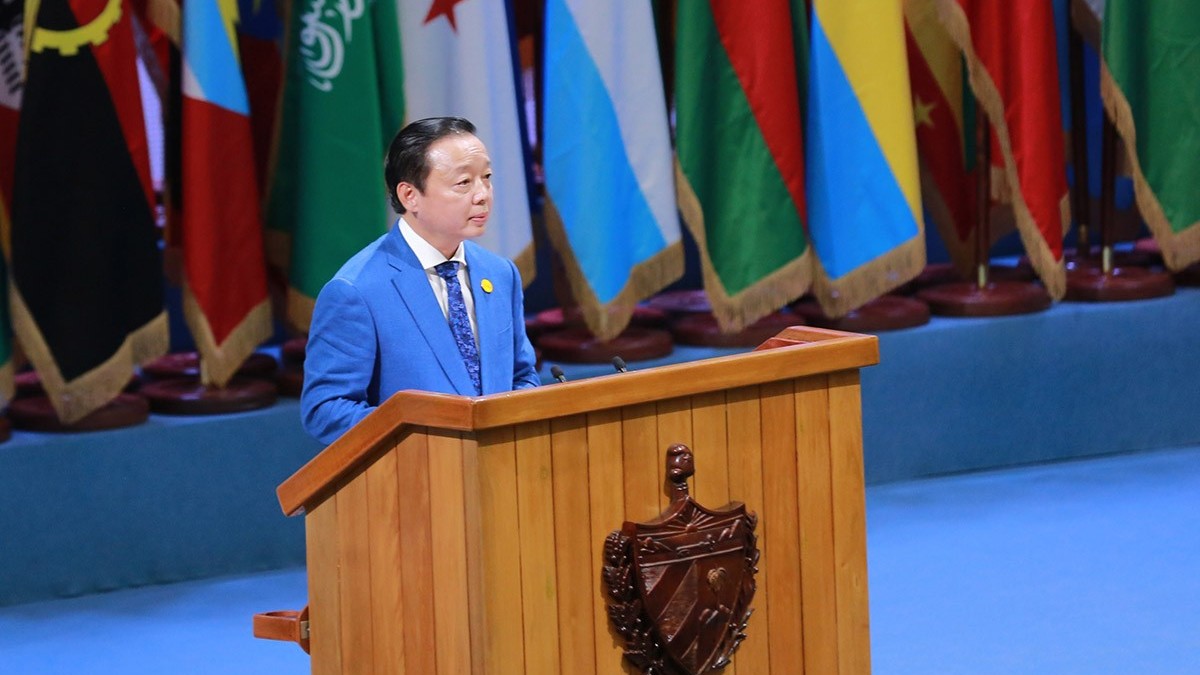 Phó Thủ tướng Trần Hồng Hà dự và phát biểu tại Hội nghị thượng đỉnh Nhóm G77 và Trung Quốc