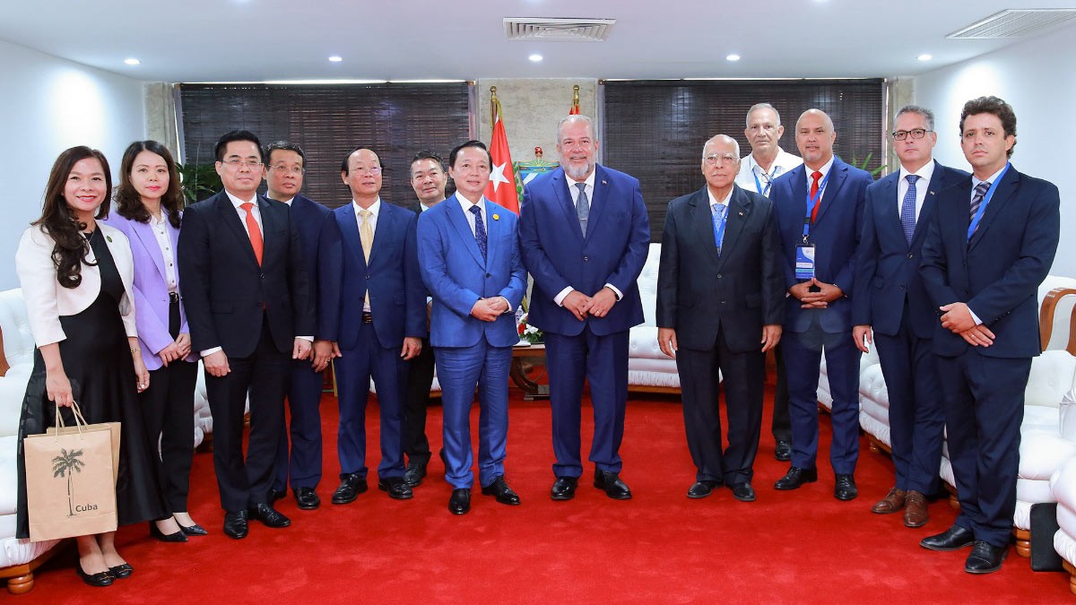 Phó Thủ tướng Trần Hồng Hà hội kiến Thủ tướng Cuba Manuel Marrero Cruz Phó Thủ tướng Trần Hồng Hà hội kiến Thủ tướng Cuba Manuel Marrero Cruz
