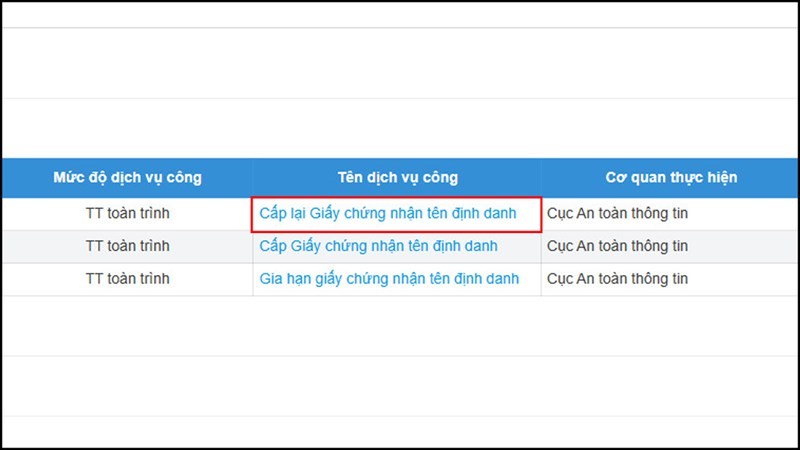 Hướng dẫn cách làm thủ tục cấp lại giấy chứng nhận tên định danh cực đơn giản