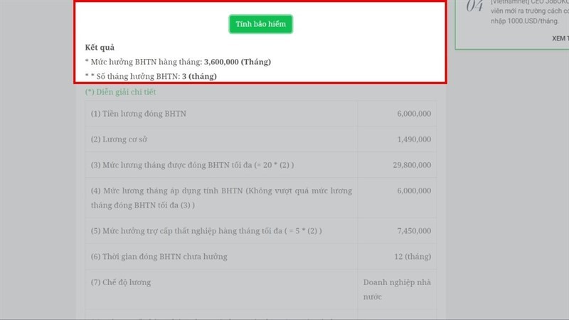 Cách tính bảo hiểm thất nghiệp online chính xác, ai cũng nên biết Cách tính bảo hiểm thất nghiệp online chính xác, ai cũng nên biết