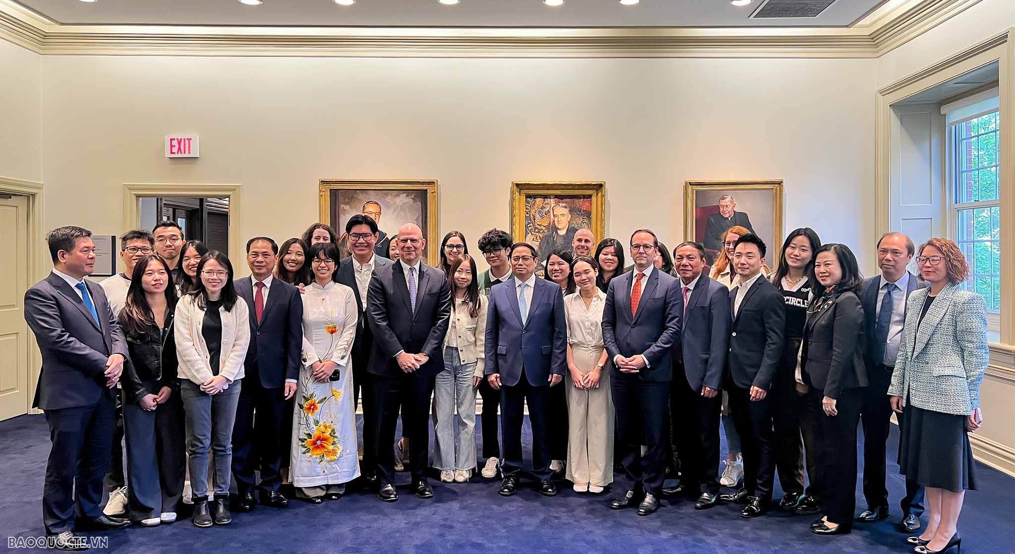 Ba vấn đề trong bài phát biểu chính sách của Thủ tướng Phạm Minh Chính tại Đại học Georgetown