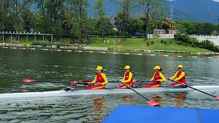 ASIAD 19: Đội tuyển rowing Việt Nam báo tin vui vào chung kết